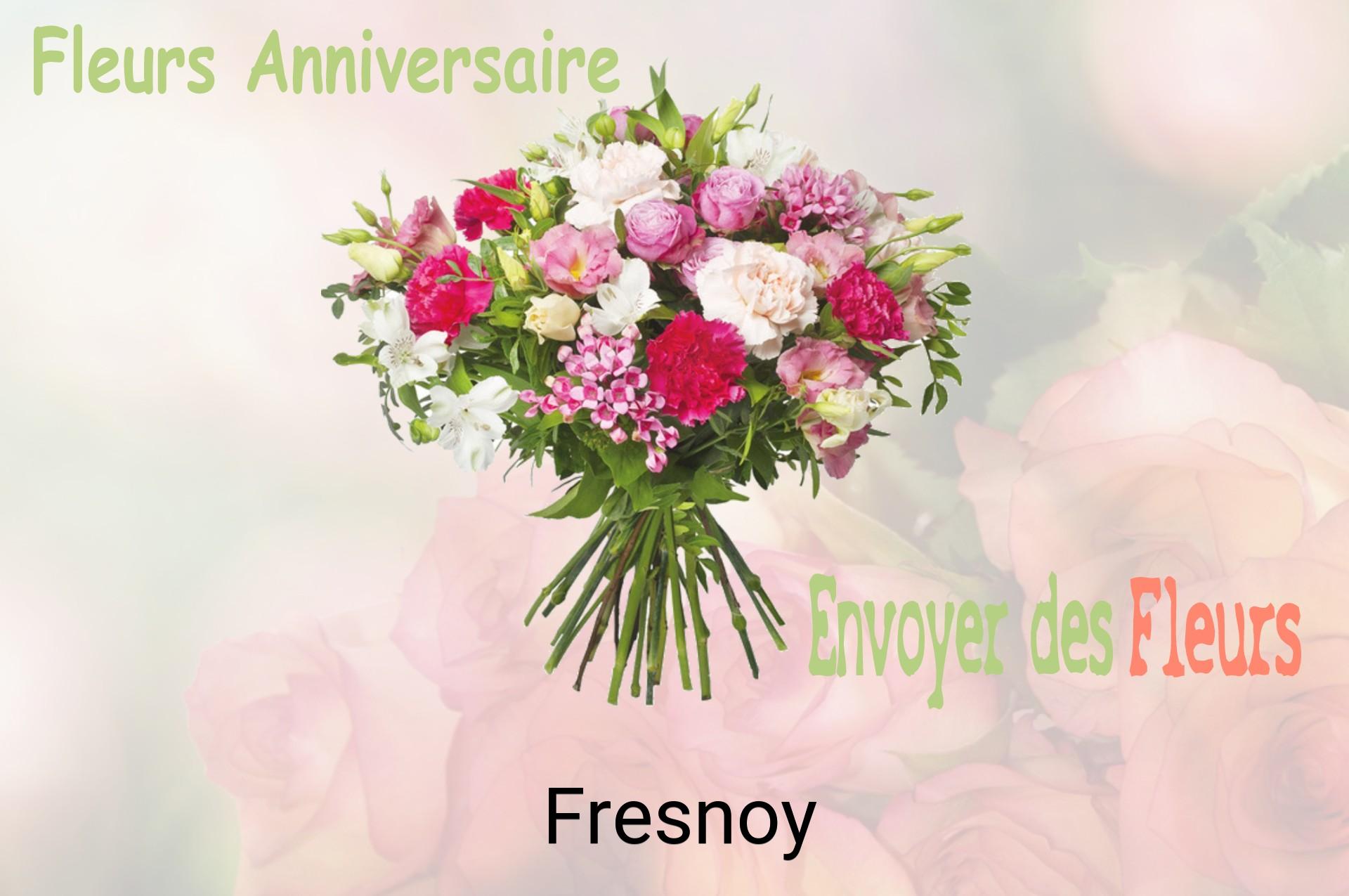 Bouquet de fleurs d’anniversaire livré à Fresnoy